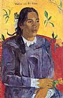 Woman with a Flower by Paul Gauguin